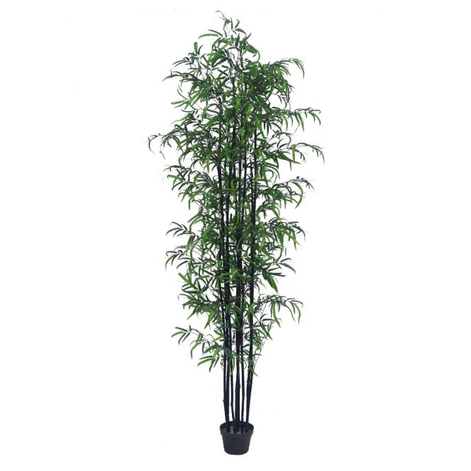 Planta decorativa artificiala Bambus in ghiveci 238 cm