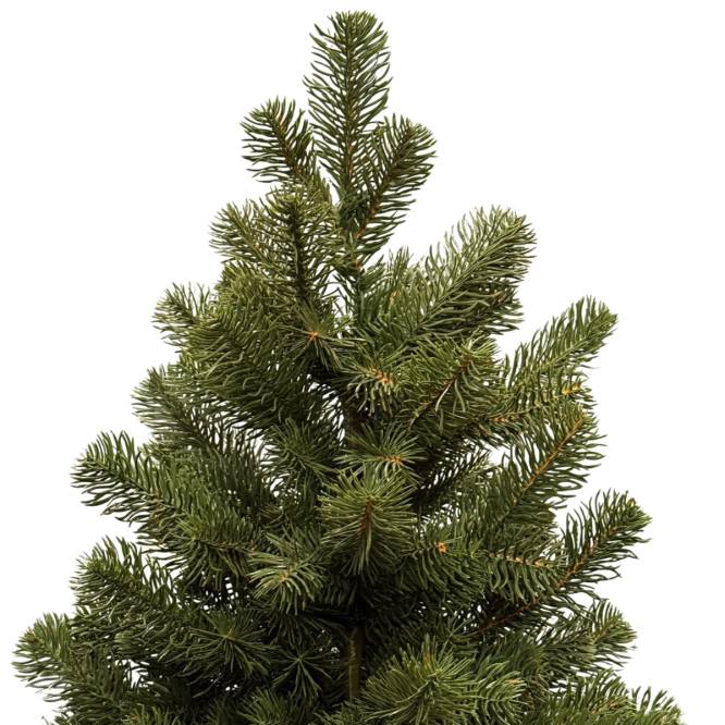 Brad artificial verde cu ace 3D, 100% PE, 210 cm