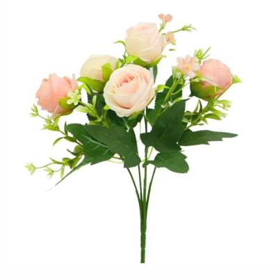 Buchet trandafiri roz 28 cm