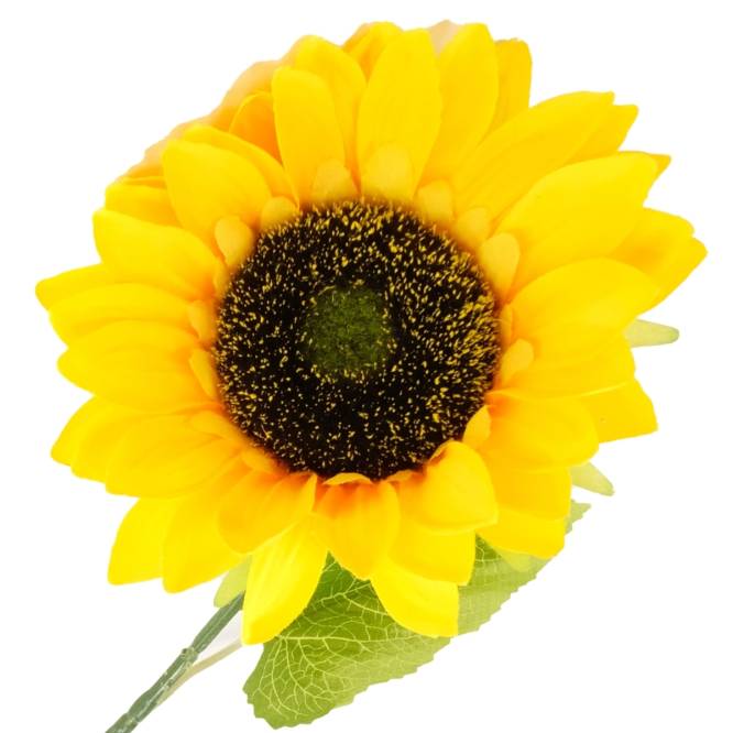 Floarea-soarelui artificiala, la fir, 68 cm