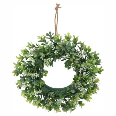 Coronita artificiala verde 32 cm
