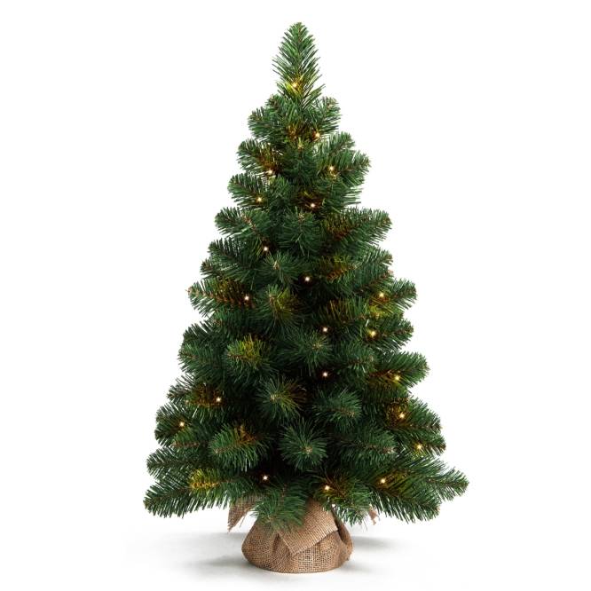 Brad artificial Dakota Mini Tree warm LED battery 75 cm