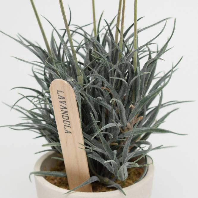 Lavanda artificiala 30 cm in ghiveci de ceramica diferite modele