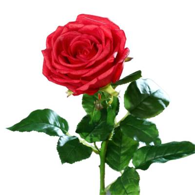 Trandafir artificial cu aspect 100% natural, 66 cm