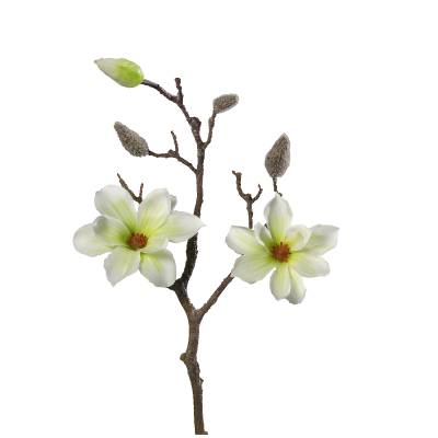 Magnolie artificiala crem 48 cm, aspect 100% natural