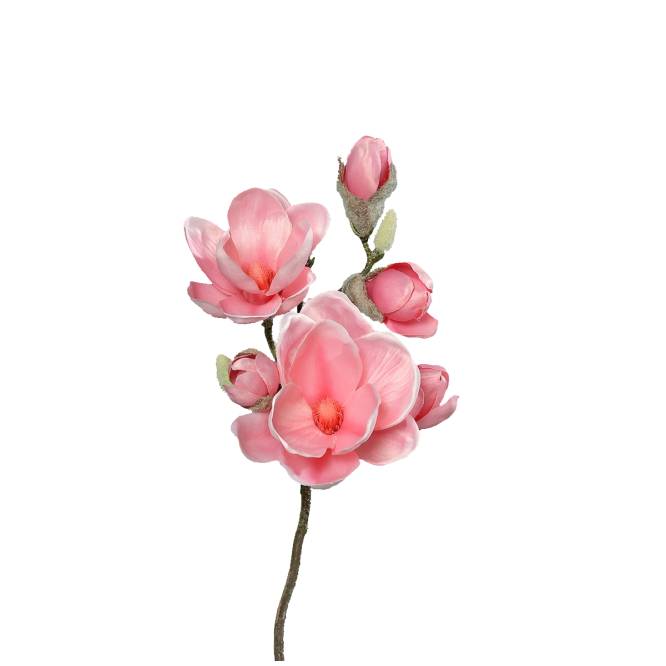 Magnolie artificiala roz 57 cm 