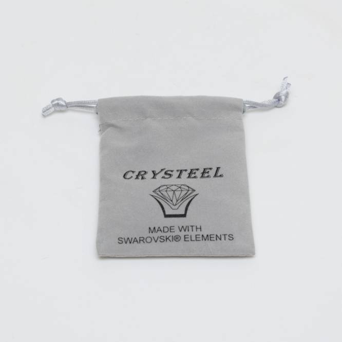 Cercei Sparkling  6 mm  Amethyst cu cristale Swarovski