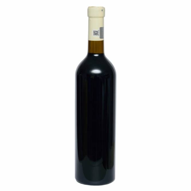 Suport metalic Acordionist pentru sticla de vin, 32 cm