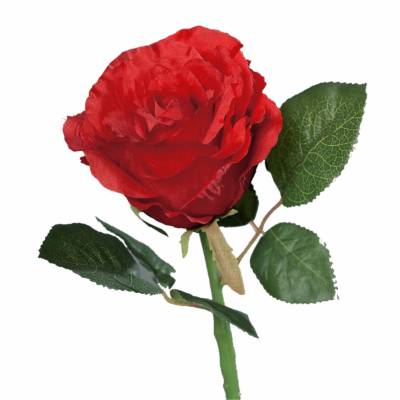 Trandafir artificial rosu 31 cm