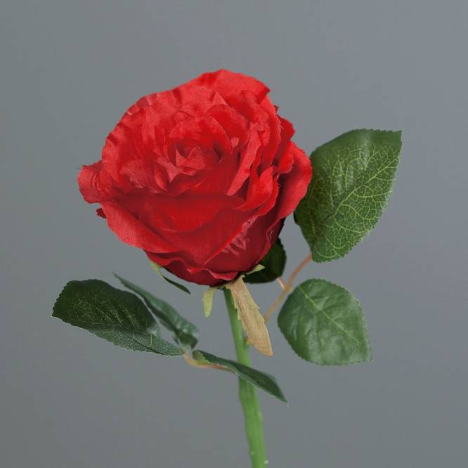 Trandafir artificial rosu 31 cm