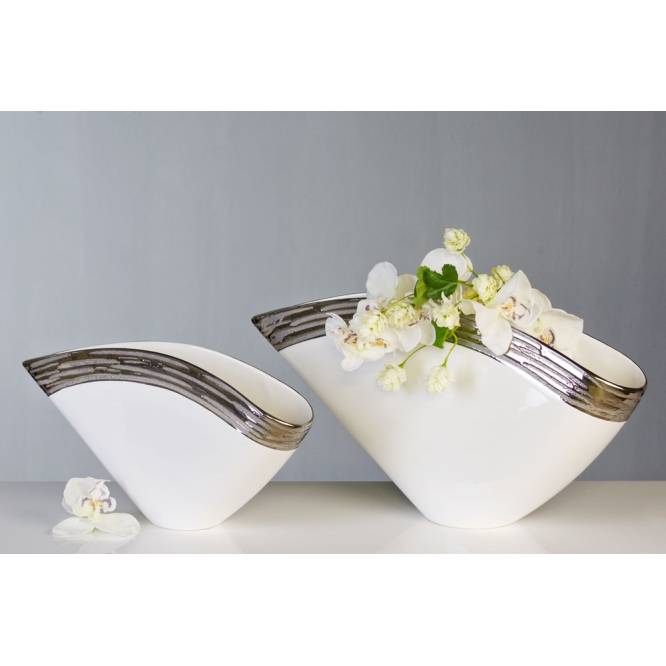 Vaza ceramica Penelope 20 cm alba