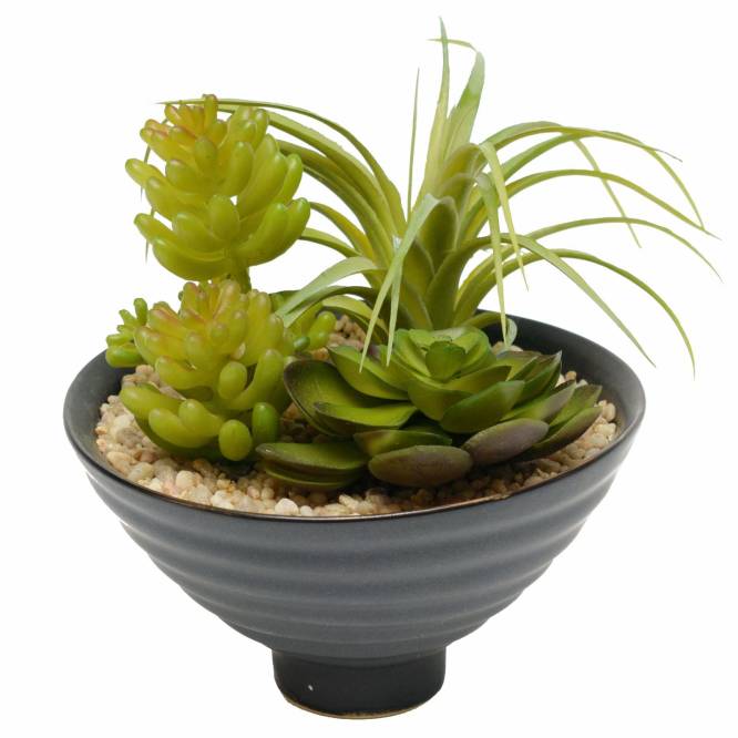 Aranjament cu plante suculente 15 cm artificilale aspect 100% natural